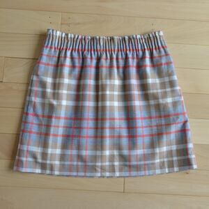 J Crew Plaid Tartan Mini Skirt Size 10 Brown Wool Blend